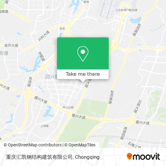 重庆汇凯钢结构建筑有限公司 map