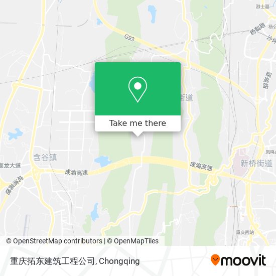 重庆拓东建筑工程公司 map