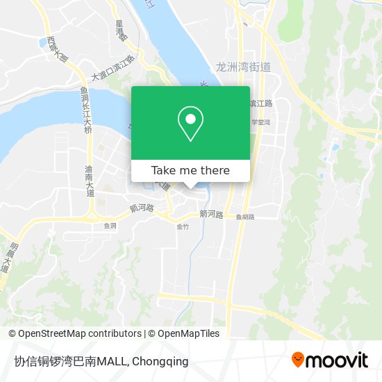 协信铜锣湾巴南MALL map