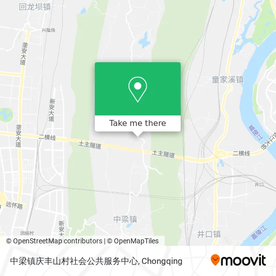 中梁镇庆丰山村社会公共服务中心 map