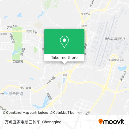 万虎宜家电动三轮车 map