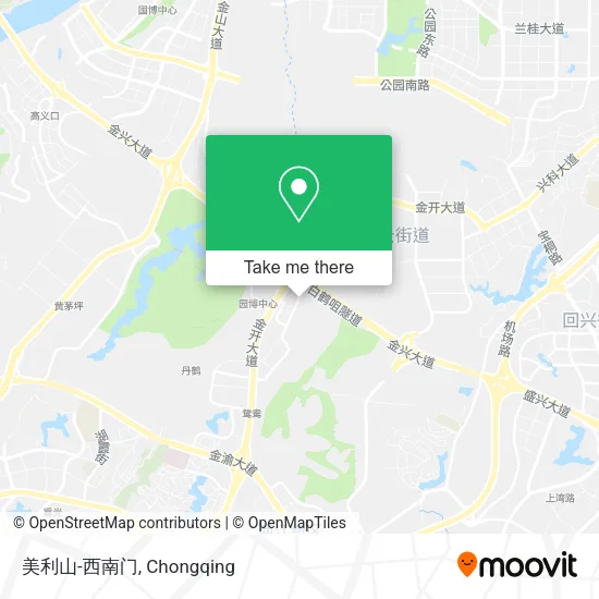 美利山-西南门 map
