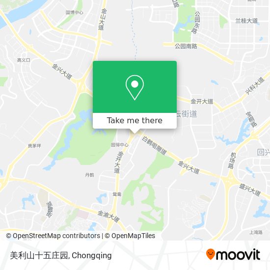 美利山十五庄园 map