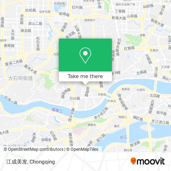江成美发 map