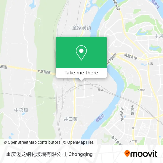 重庆迈龙钢化玻璃有限公司 map