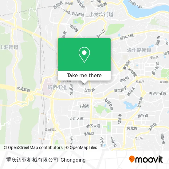 重庆迈亚机械有限公司 map