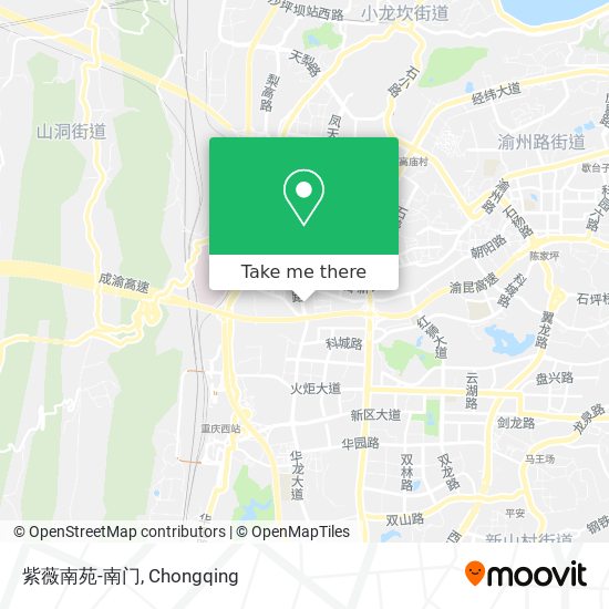 紫薇南苑-南门 map