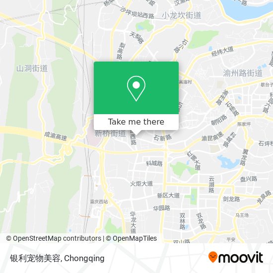 银利宠物美容 map