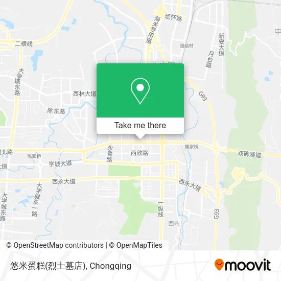 悠米蛋糕(烈士墓店) map