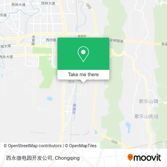 西永微电园开发公司 map