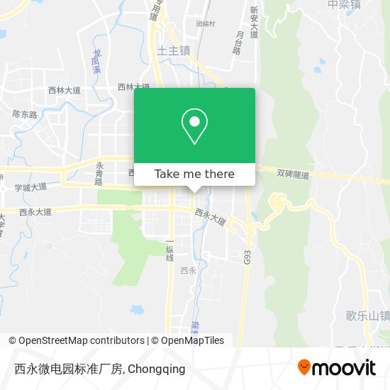 西永微电园标准厂房 map