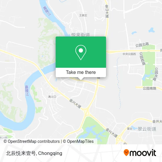 北辰悦来壹号 map