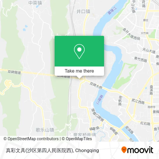 真彩文具(沙区第四人民医院西) map