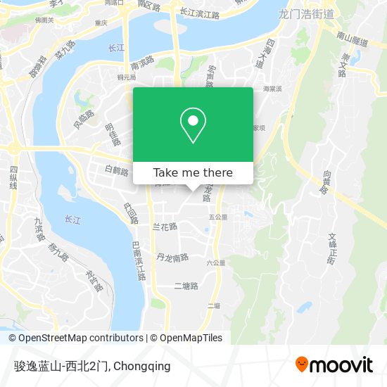 骏逸蓝山-西北2门 map