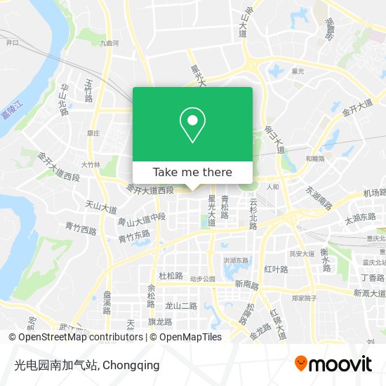 光电园南加气站 map
