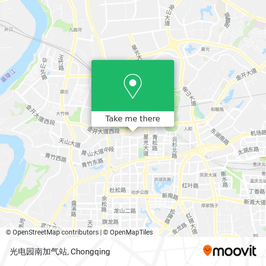 光电园南加气站 map