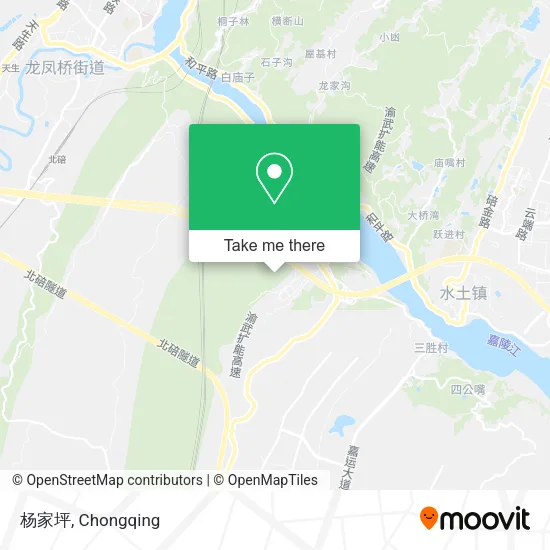 杨家坪 map