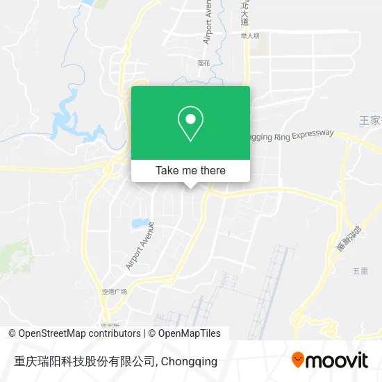 重庆瑞阳科技股份有限公司 map