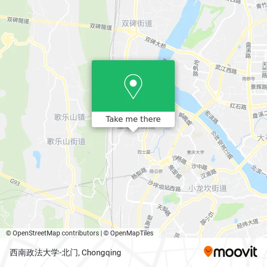 西南政法大学-北门 map