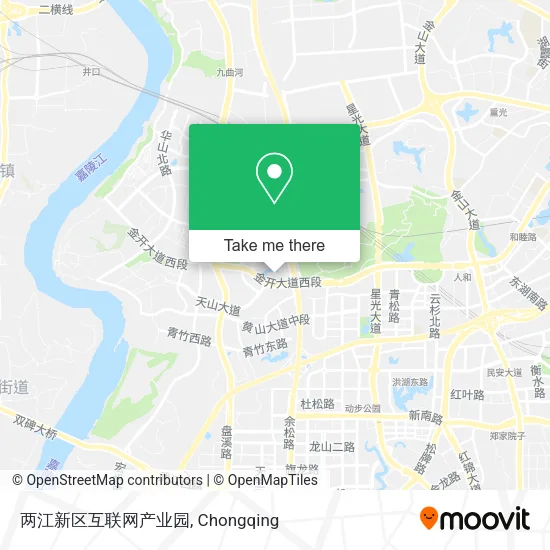两江新区互联网产业园 map