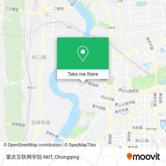 重庆互联网学院-NIIT map