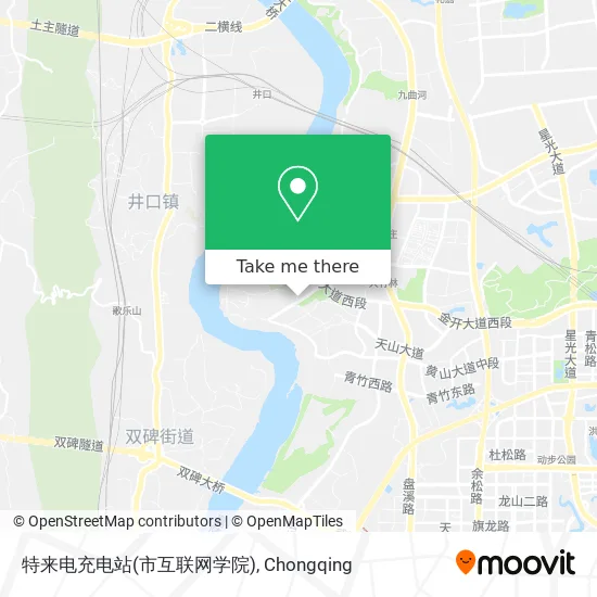 特来电充电站(市互联网学院) map