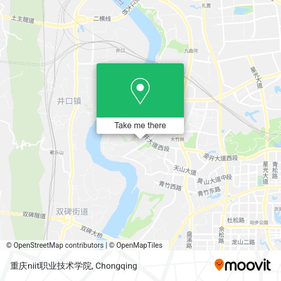 重庆niit职业技术学院 map