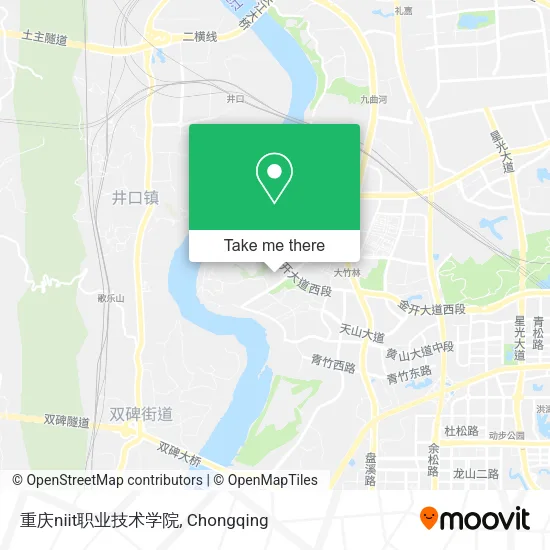 重庆niit职业技术学院 map