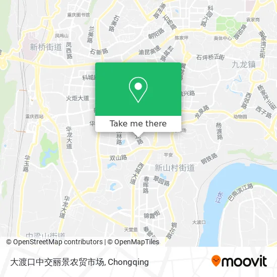 大渡口中交丽景农贸市场 map