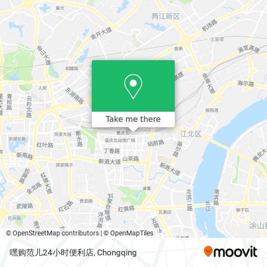 嘿购范儿24小时便利店 map