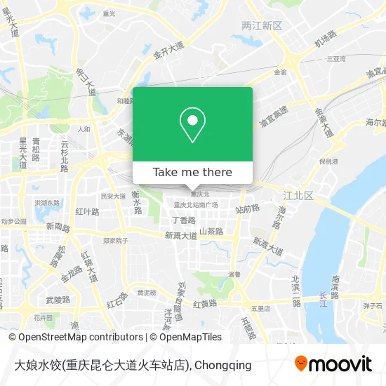 大娘水饺(重庆昆仑大道火车站店) map