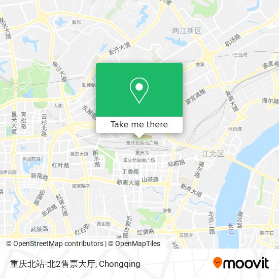 重庆北站-北2售票大厅 map