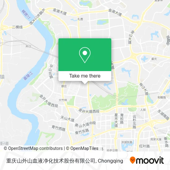 重庆山外山血液净化技术股份有限公司 map