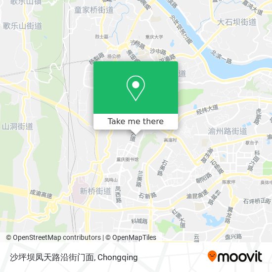 沙坪坝凤天路沿街门面 map