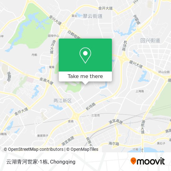 云湖青河世家-1栋 map