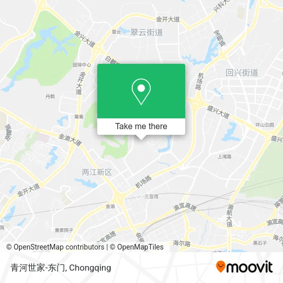 青河世家-东门 map