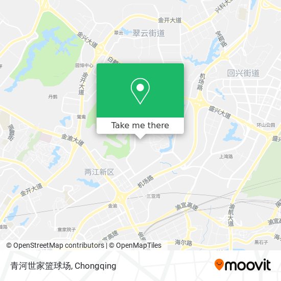 青河世家篮球场 map