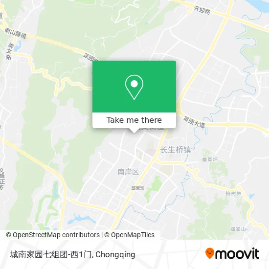 城南家园七组团-西1门 map