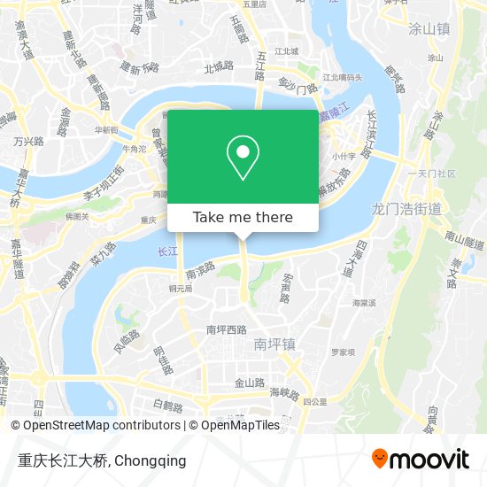 重庆长江大桥 map