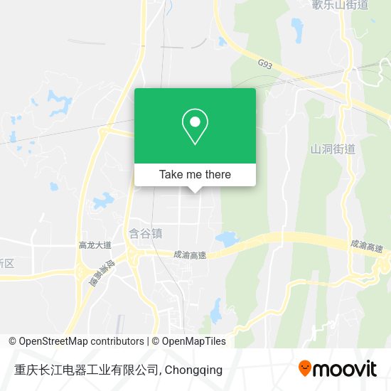 重庆长江电器工业有限公司 map