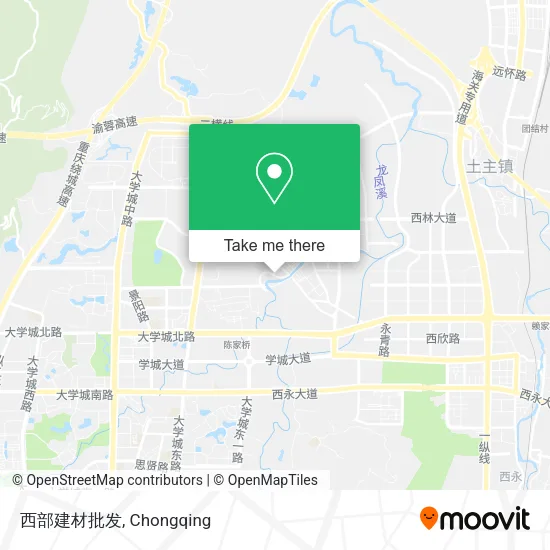 西部建材批发 map