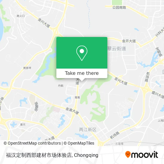 福汉定制西部建材市场体验店 map