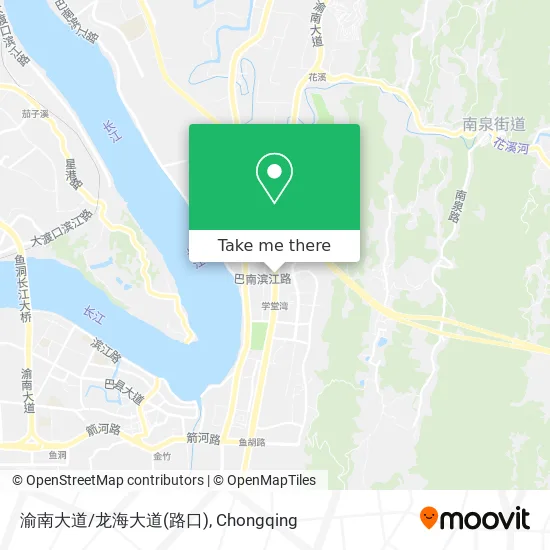 渝南大道/龙海大道(路口) map