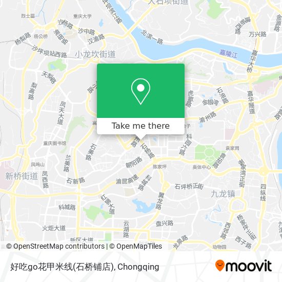 好吃go花甲米线(石桥铺店) map