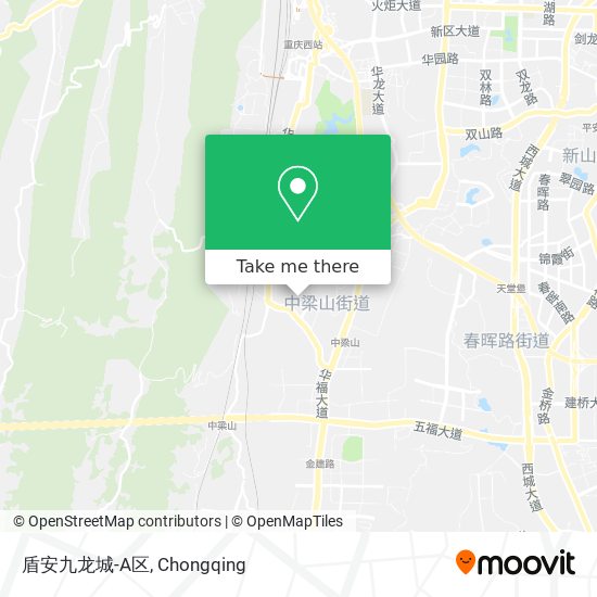 盾安九龙城-A区 map