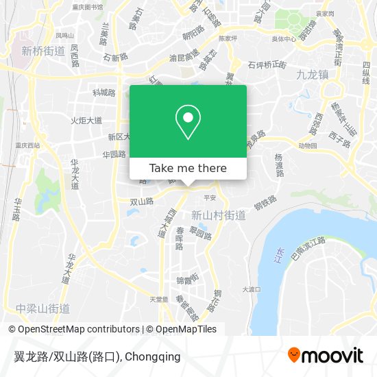 翼龙路/双山路(路口) map