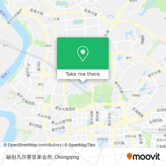 融创凡尔赛皇家会所 map