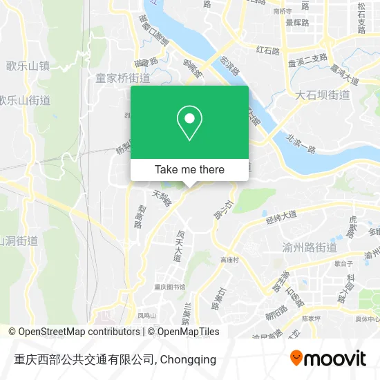 重庆西部公共交通有限公司 map