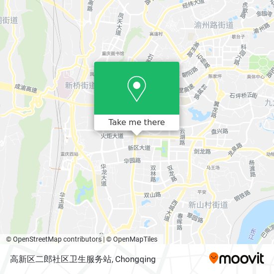 高新区二郎社区卫生服务站 map