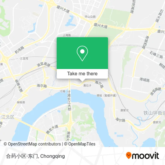 合药小区-东门 map